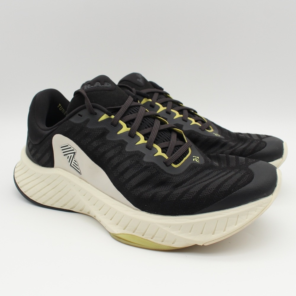 RAD R-1 Gym Training Athletic Shoes Mens Size 10.5 Black White Lace Up